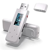 PECSU MP3 Player with Bluetooth,USB Portable Mini Music Player with FM Radio, E-Book, for Kids Sp...