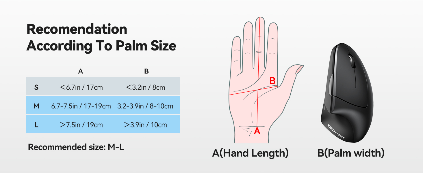 for medium and large hand