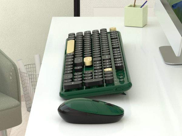 colorful keyboard and mouse wireless