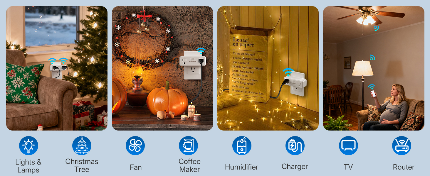 wireless remote control outlet