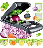 Vegetable Chopper, Pro Onion Chopper, Multifunctional 13 in 1 Food Chopper, Kitchen Vegetable Sli...