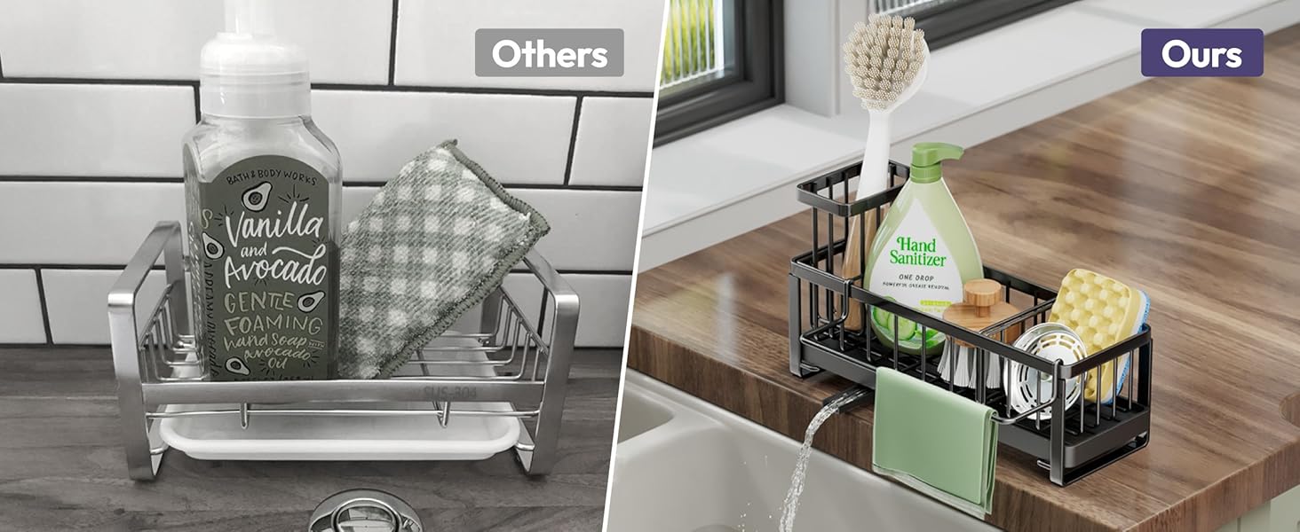 sponge holder for kitchen sink