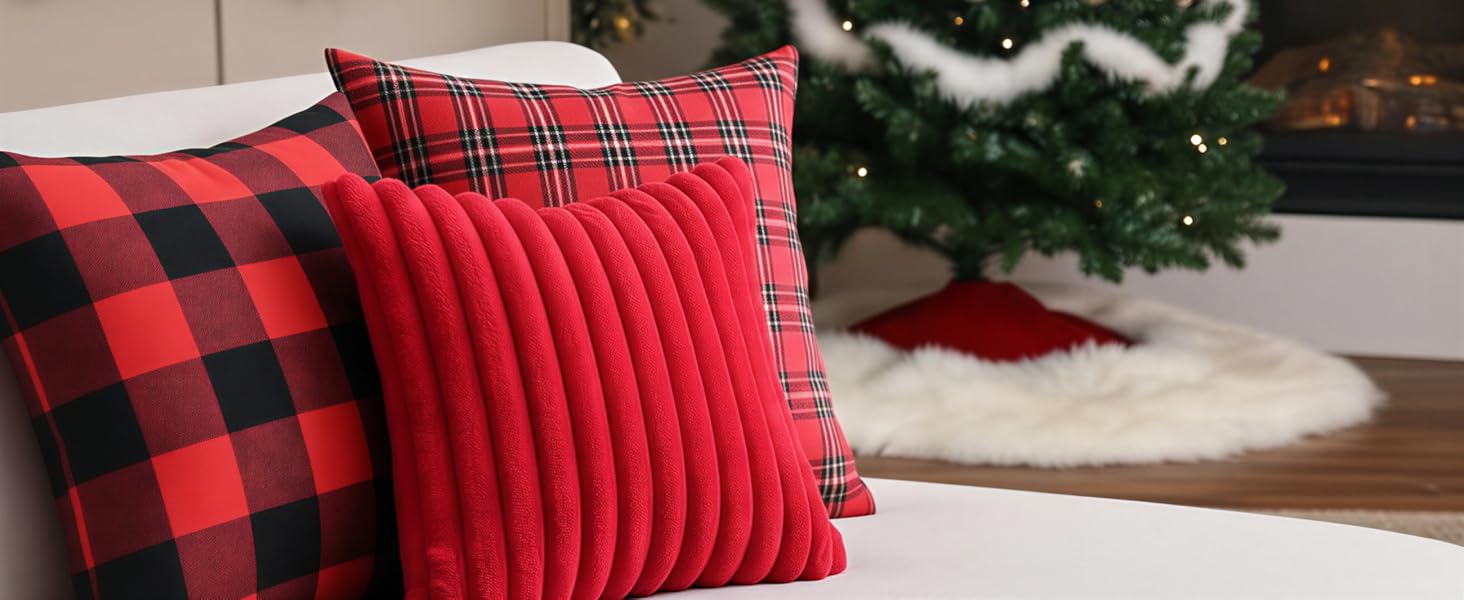 Add instant holiday charm to your home — effortless Christmas vibes start with our throw pillows.
