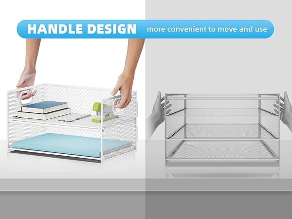 desk organizer with handle