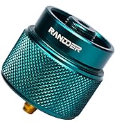 RANDDER Propane to Butane Adapter Camping Stove Adapter Gas Adapter Converter 16 oz Propane Tank ...