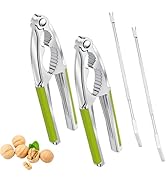 4 Pcs Walnut Cracker Tools, Windspeed Nut Crackers Three Opening Clips Nut Shell Openers Tools fo...
