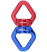 TRIWONDER Swing Swivel 30KN Micro Rotator Safety Rotational Device Hanging Accessory for Rock Cli...