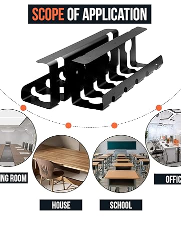 Pc Cord Management Desk Wire Basket Command Strip Cable Management Table Chord Organization Desk