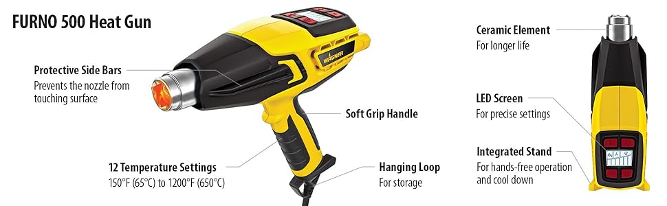 Wagner FURNO 500 Heat Gun Hot Air Tool