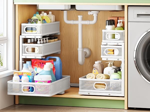 3-Tier Pull Out Under Sink Organizer
