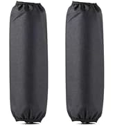 Teybouk Motorcycle Shock Covers, 10.6In Nylon Rear Shock Suspension Protectors, Water-resistant A...