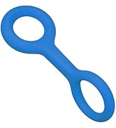 Ubbi Tuggle Dog Toy, Durable Rubber with Ergonomic Grip, for Medium to Large Dog Breeds, Blue