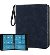 GERMUN 720 Card Binder, Premium Trading Card Binder, 9 Pocket Double Sided Pocket PU Card Collect...