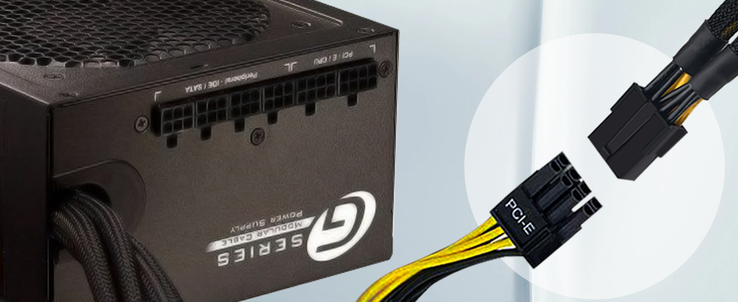 8 Pin PCIe Splitter Cable