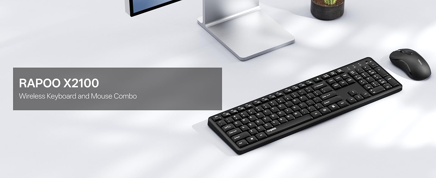 Wireless Keyboard and Mouse Combo