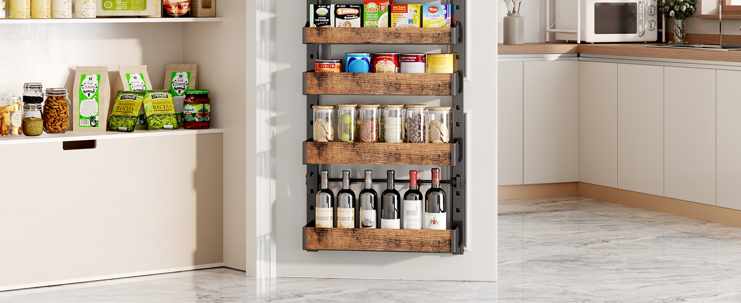 over the door pantry organizer rack