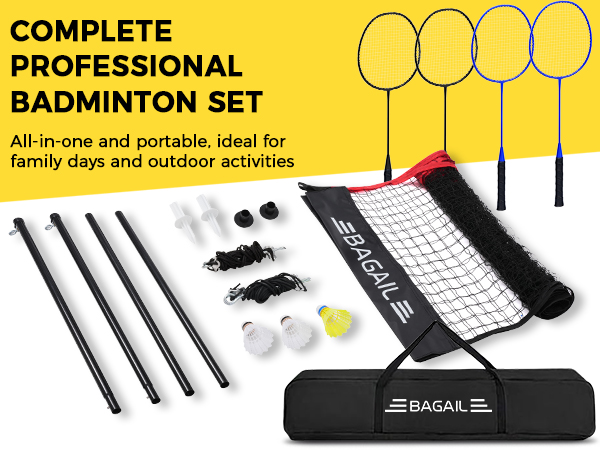 outdoor badminton net set backyard badminton net official size badminton net family sports equipment