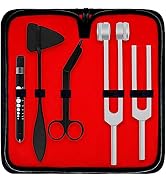 DEXSUR Diagnostics Kit - Percussion Taylor Reflex Hammer + C 128 &amp; C 512 Tuning Forks + Bandage S...