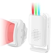 GREENCYCLE Wireless Motion Sensor Door Chime, Motion Sensor Alarm, Ring Door Alarm Sensor, Ring M...