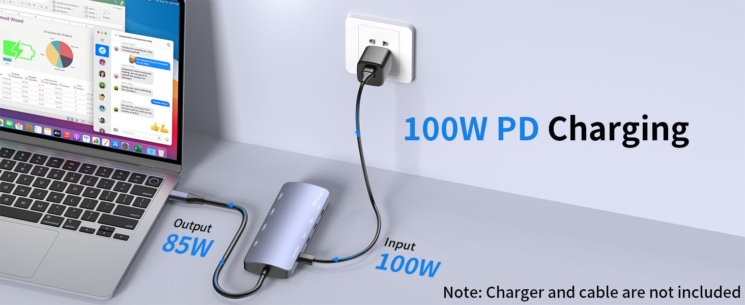 8 in 1 USBC hub