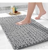 Yimobra Bathroom Rug Mat 24 x 17, Extra Soft Non Slip Absorbent Water Bath Rug, Quick Dry Machine...