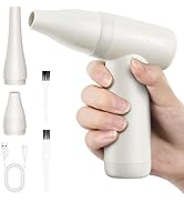 Hagoogi Compressed Air Duster, 120000RPM Electric Air Duster, 4 Gear Adjustable Air Blower for Ke...