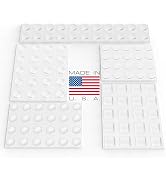 White Adhesive Bumper Pads 106-PC Combo Pack (Round, Spherical, Square) - Sound Dampening Transpa...