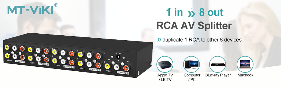 AV RCA Splitter