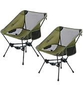 MOON LENCE Portable Camping Chair Backpacking Chair - The 4th Generation Ultralight Folding Chair...