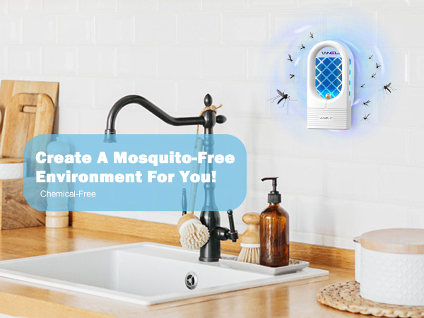 Fruit Fly Traps for Gnat, Moth, Mosquito, Bug Light Plug in Insect Killer