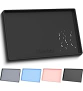 ukeetap Extra Thick Silicone Mat Waterproof with Raised Edge 34" x 22", Under Sink Mat for Kitche...