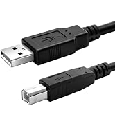 Superer 10FT USB-A to USB-B 2.0 Printer Cable, High-Speed Data Cord | Fit for HP Canon Brother Ep...