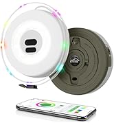 DIBMS 1-Pack LED Camping String Light w/App Voice Control, 19FT Rechargeable Multi-Color Waterpro...