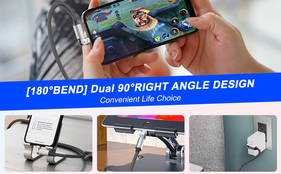 iphone charger 90 degree