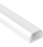 Yecaye 128in Wall Cord Hider for 1 Mini Wire, On-Wall Cord Cover Channel, Wire Concealer, Cable C...