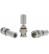 IDEAL Electrical 89-5047 BNC Compression Connectors, Coax Compression Connector for RG-59 Cable, ...