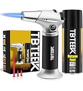 TBTeek Torch Lighter with Butane Included, Kitchen Torch Creme Brulee Torch with 180 ml Butane Fu...