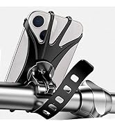 YTDSUP 2026 Bike Phone Mount 1 Pack, 360° Rotation Silicone Phone Holders for iPhone and Samsung,...
