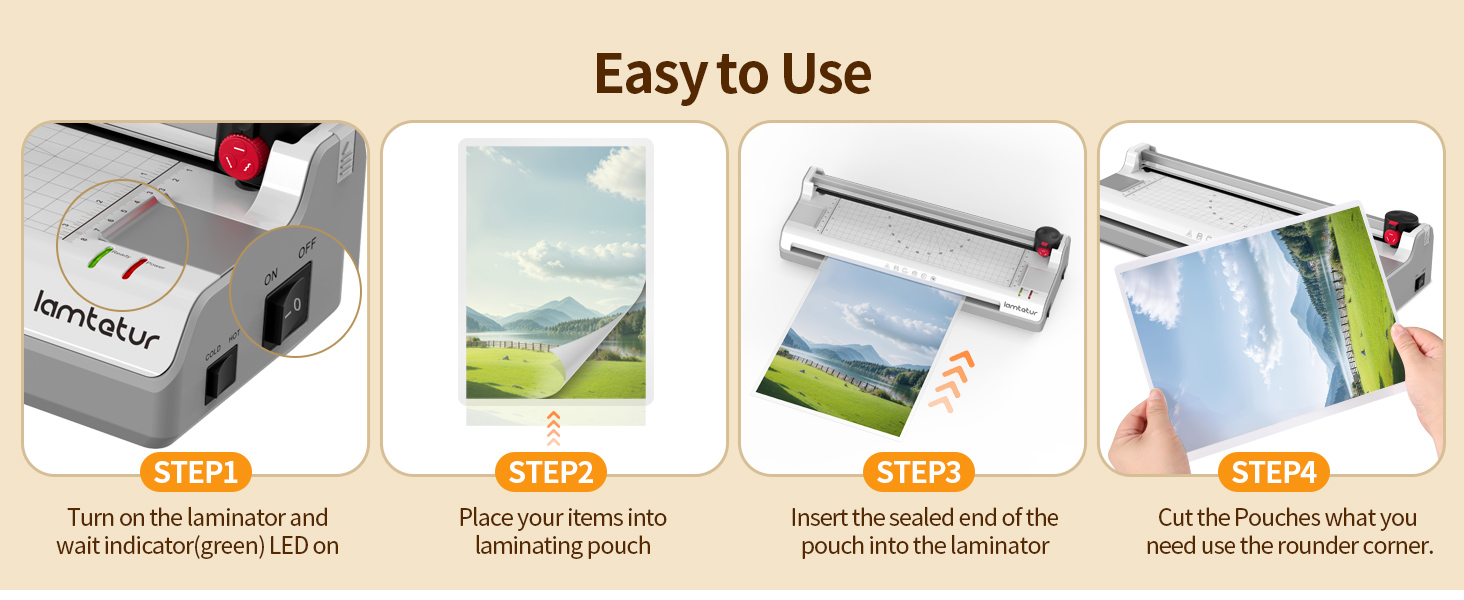 easy to use laminator