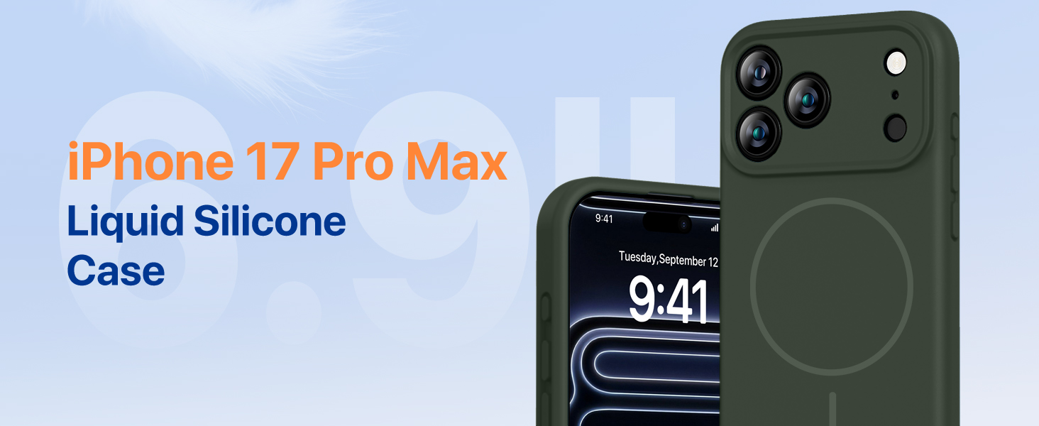 iPhone 17 Pro Max Case Silicone Magnetic