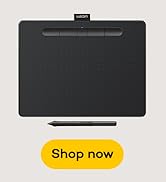 Wacom Intuos Medium Bluetooth Graphics Drawing Tablet, Portable for Teachers, Students and Creato...
