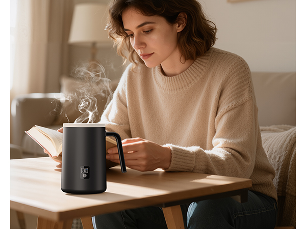 heated coffee mug rechargeable