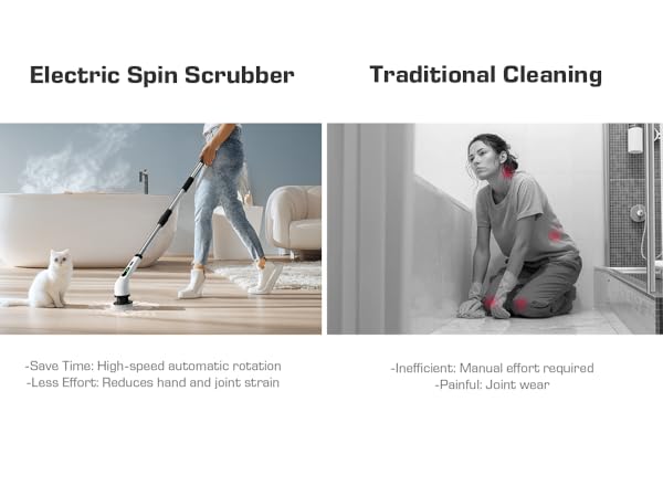 Effortless cleaning that spares you from body soreness