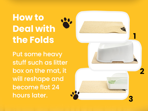 cat litter mat