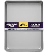 Wilton 11 x 15 Inch Aluminum Baking Sheet Pan, 2-Inch Deep Cake Pan, Even Heating, Rust-Resistant...