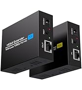 PVBCTCSID HDMI Extender 120M/393FT HDMI Over Ethernet Lossless Transmission Over a Single Cat5/Ca...