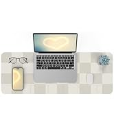 Non-Slip Desk mat, Mouse Pad, Waterproof PU Leather Desk Protector, Large Desk Blotter, Easy Clea...