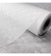 Shelf Liner, Shackcom 11.8 in x 6.56 FT Non-Slip Drawer Liner, PET Non Adhesive Washable Oil-Proo...