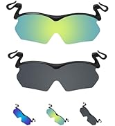 DEECOZY Outdoor Polarized Sunglasses, Clip Cap Sports Sunglasses,UV400 Sunglasses for Mens Womens...