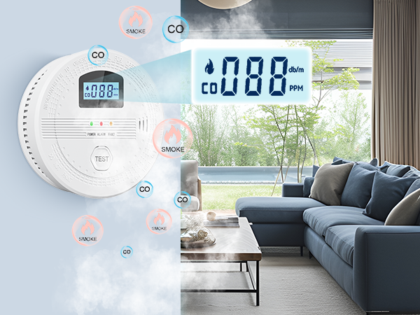 smoke and carbon monoxide detector